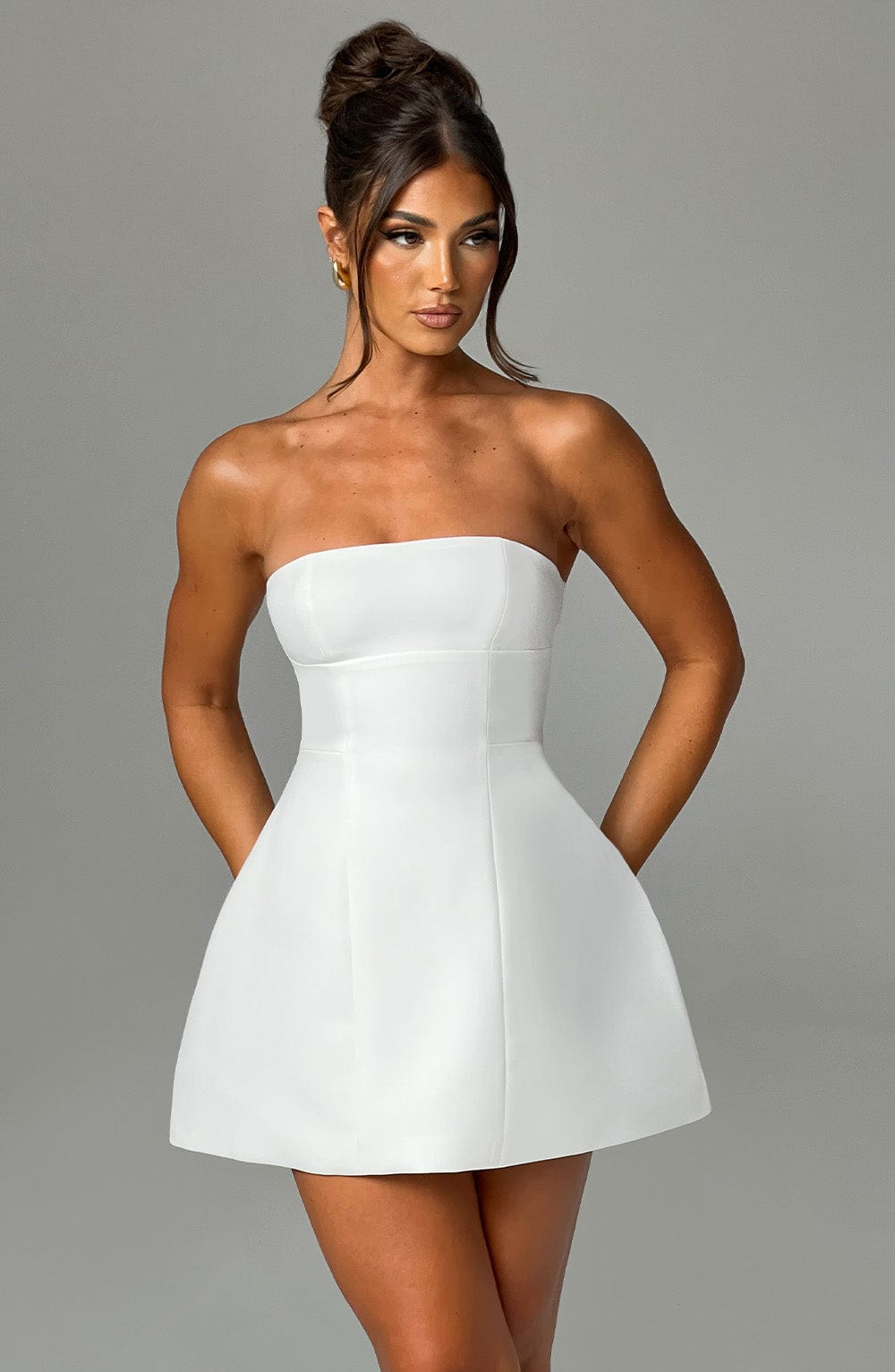 Asha Mini Dress - Ivory - ShopLorca