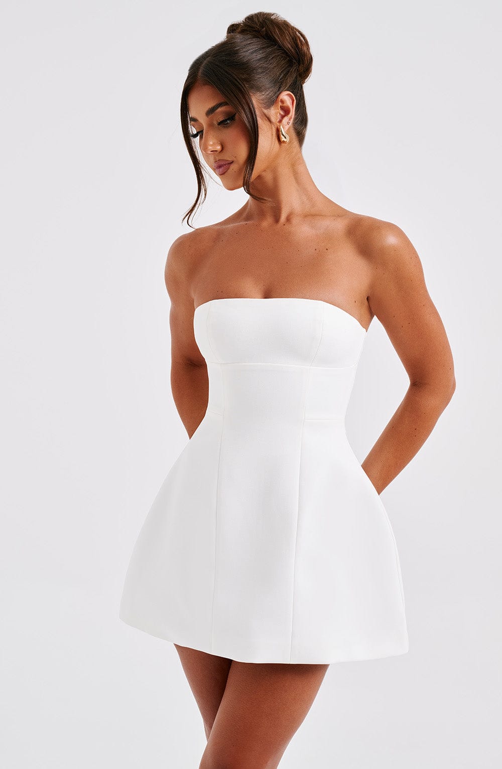 Asha Mini Dress - Ivory - ShopLorca