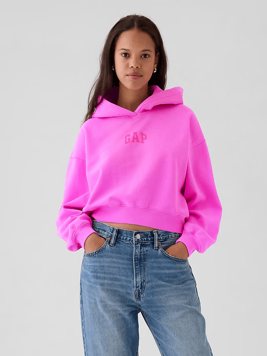 Crop Logo Hoodie - ShopLorca