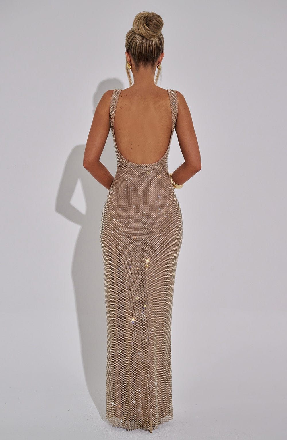 Petra Maxi Dress - Gold - ShopLorca