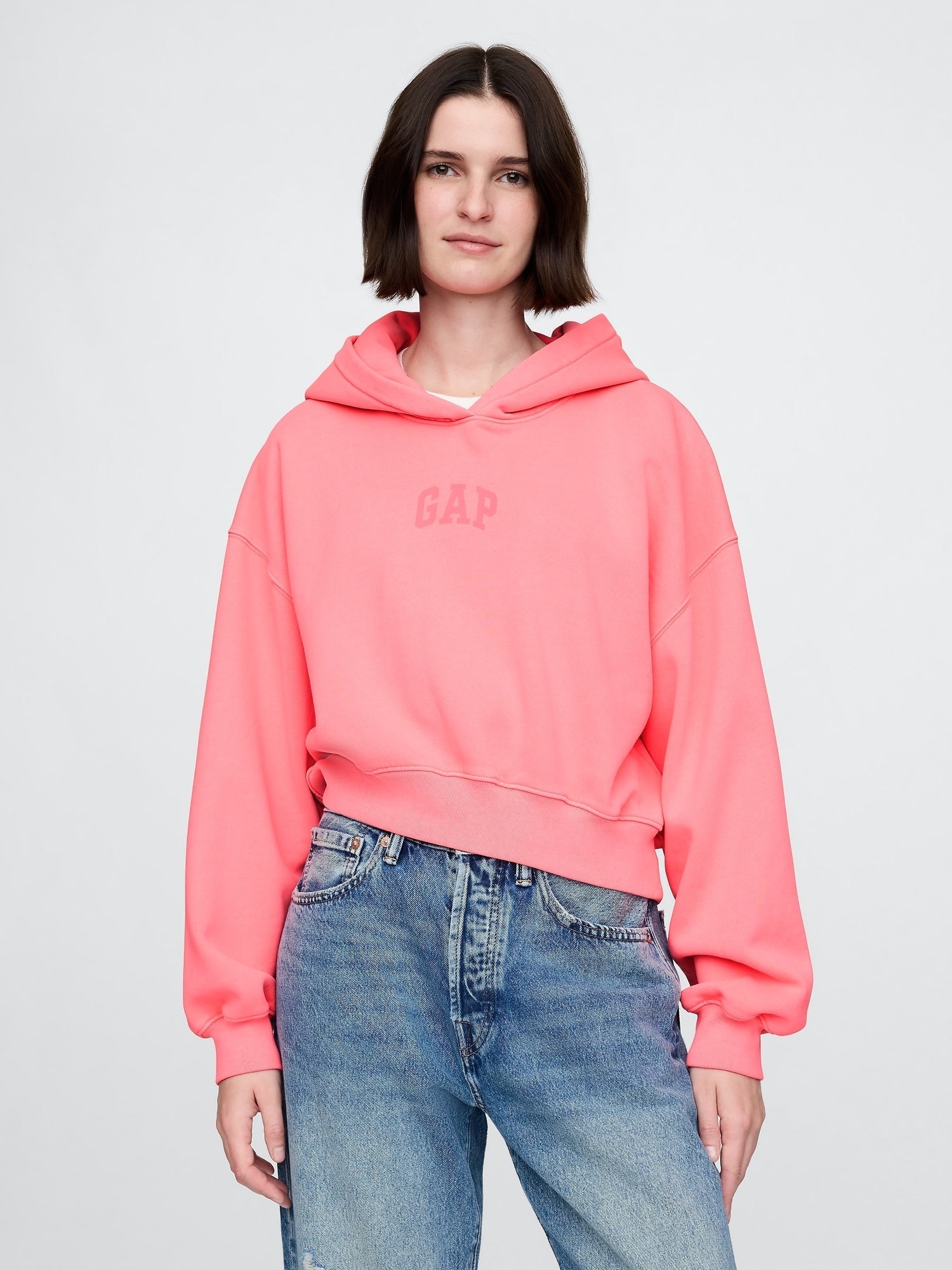 Crop Logo Hoodie - ShopLorca