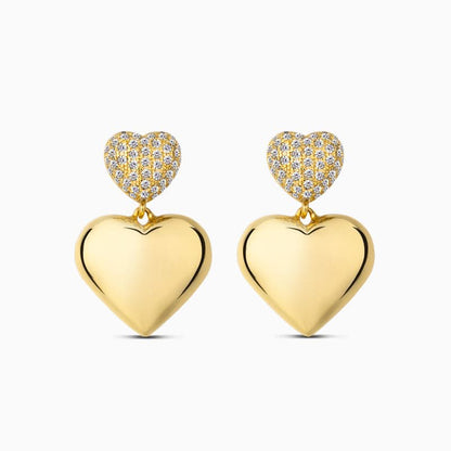 Saint Heart Pendant Earrings - ShopLorca