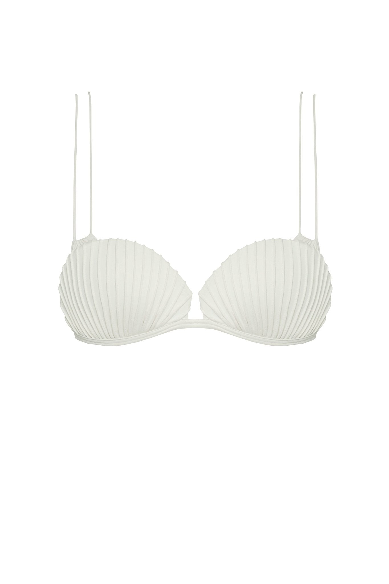 Shell Bikini Top - Off - White - ShopLorca